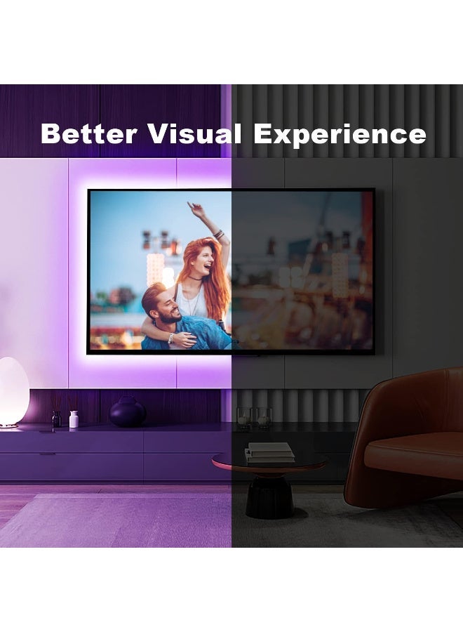 dalattin TV LED Backlight, RGB USB Led Lights for LED TV Lights Music Sync Bluetooth with Remote Control - Image 5